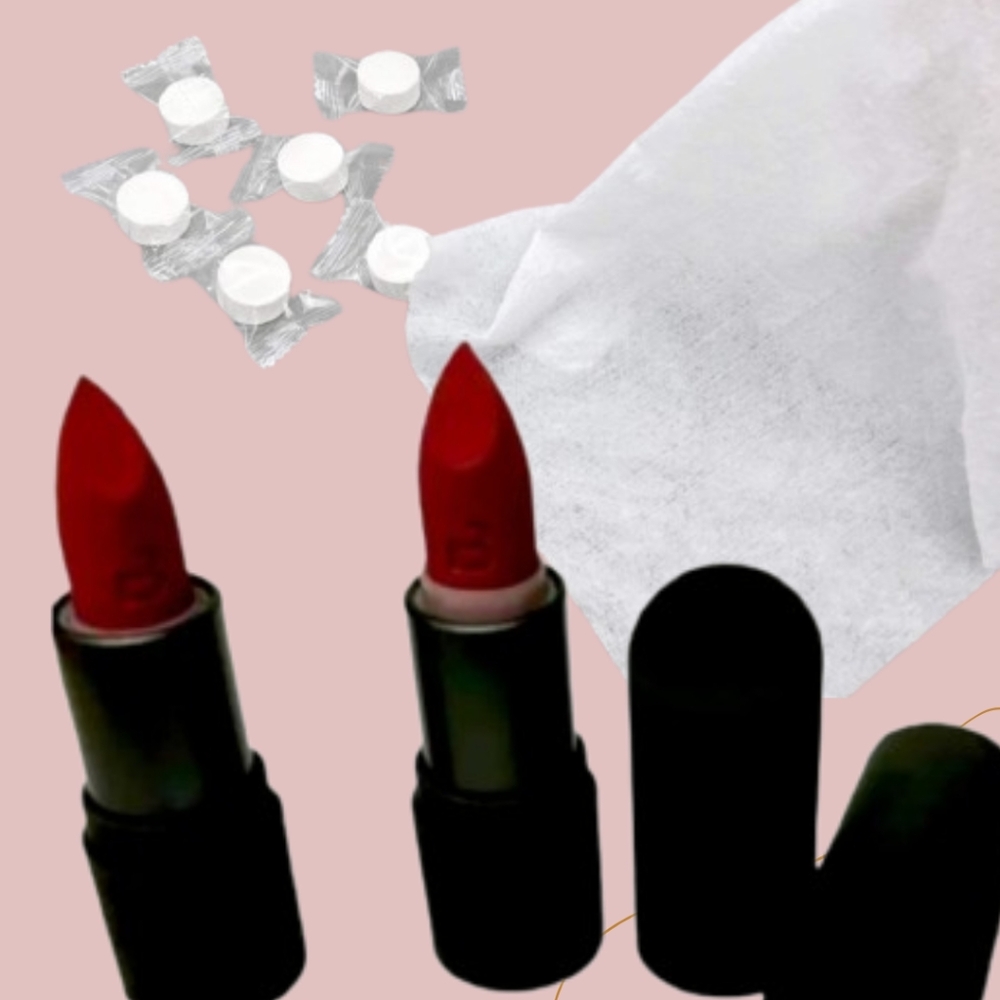 3pcs/ & Gift ×Bite beauty power move soft matter lipstick Chai travel size/mini.